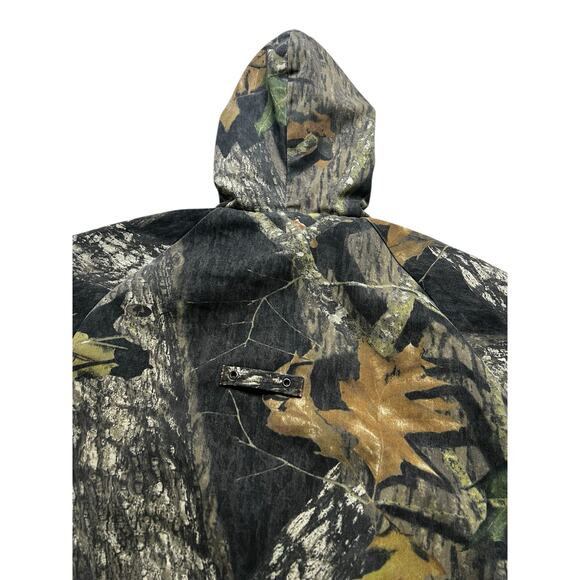 Vintage Moss Oak Apparel Men's Insulated Jacket Hooded BreakUp Size Youth XL Y2K - Picture 11 of 13